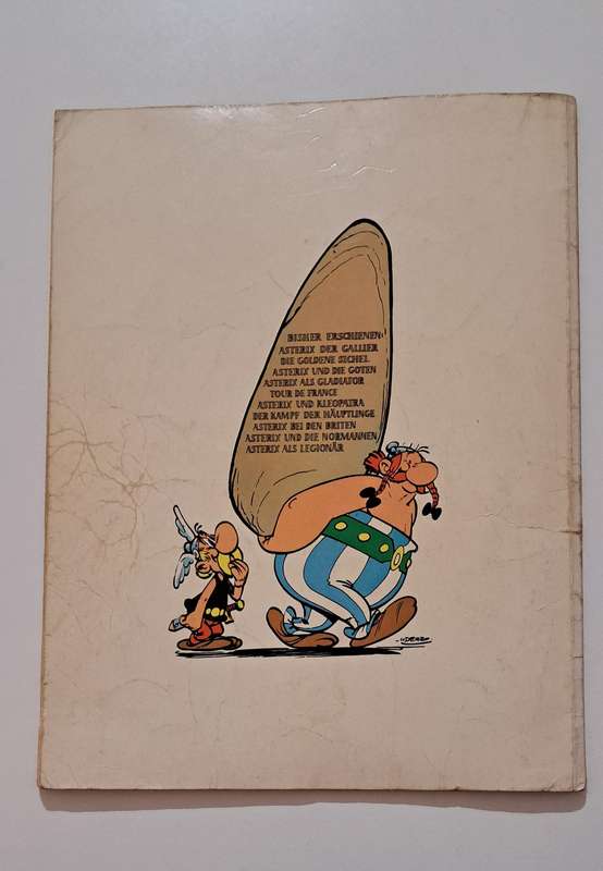 Asterix Und Kleopatra (1971) by Goscinny and Uderzo printed in German cartoon comic book retro old v