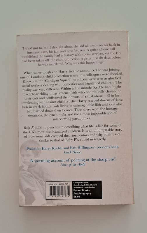 Baby X Sticks, Stones & Broken Bones By Harry Keeble true crime biography memoir child abuse