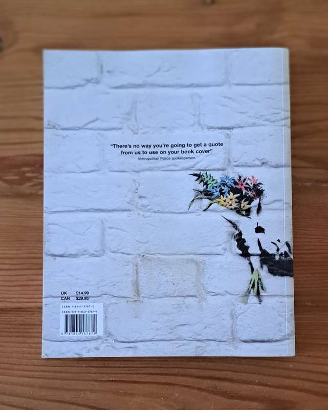 Banksy Wall and Piece book art political activist painter legend famous notorious graffiti artist mu