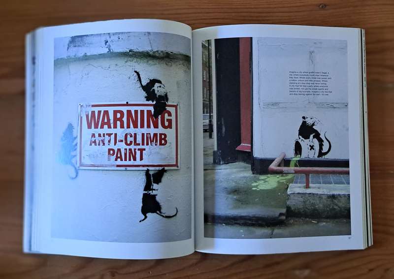Banksy Wall and Piece book art political activist painter legend famous notorious graffiti artist mu