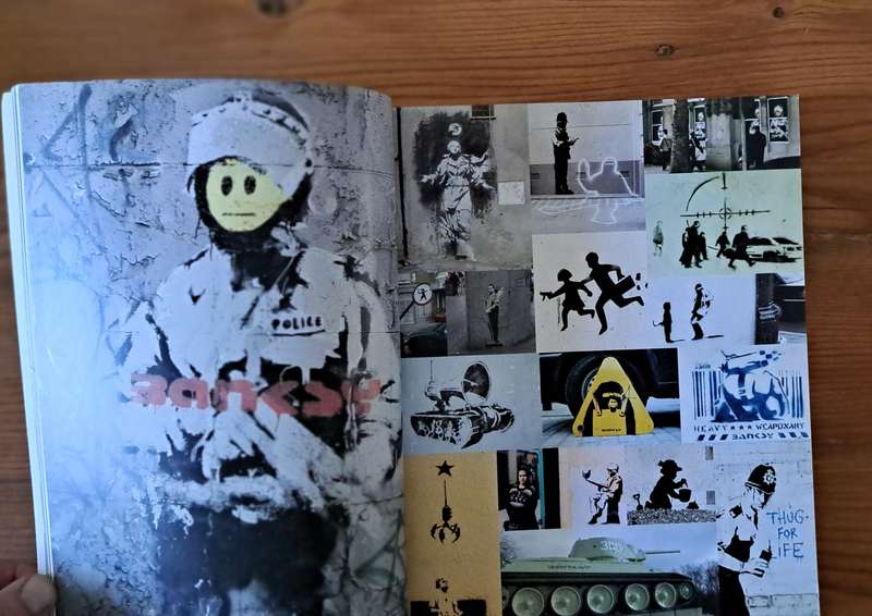Banksy Wall and Piece book art political activist painter legend famous notorious graffiti artist mu