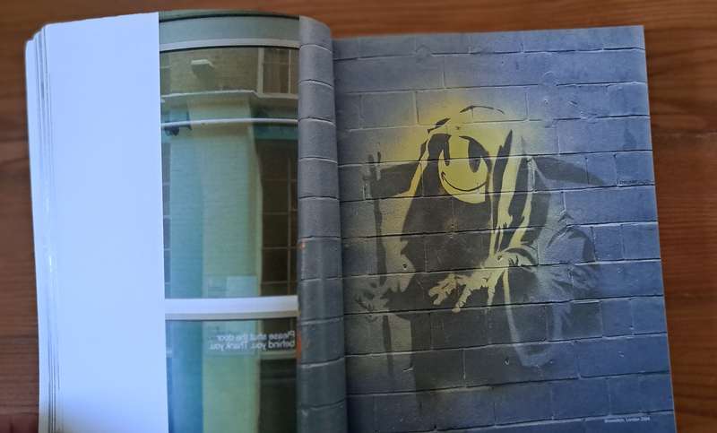 Banksy Wall and Piece book art political activist painter legend famous notorious graffiti artist mu