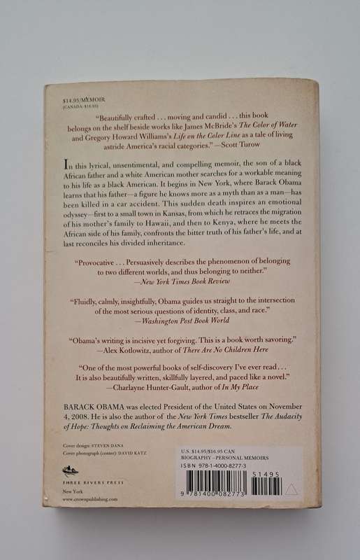 Dreams from My Father: A Story of Race and Inheritance Barack Obama biography president America USA