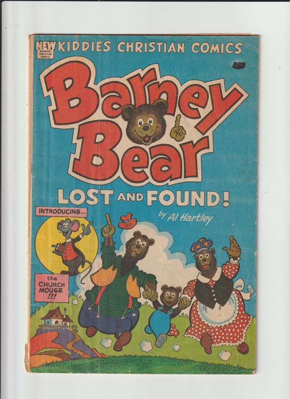 Barney Bear Lost and Found (1979 Spire Barbour) rare old retro vintage Christian collectable