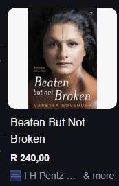 Beaten But Not Broken Vanessa Govender biography business journalism SABC Radio South Africa