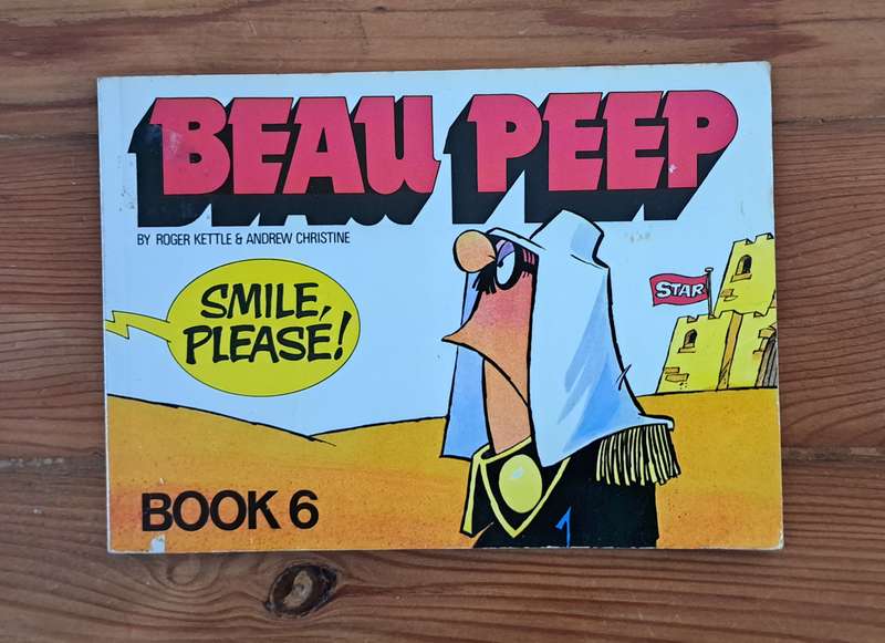 Beau peep Book 6 By Roger Kettle (1985) cartoon comic book retro vintage rare old collectable