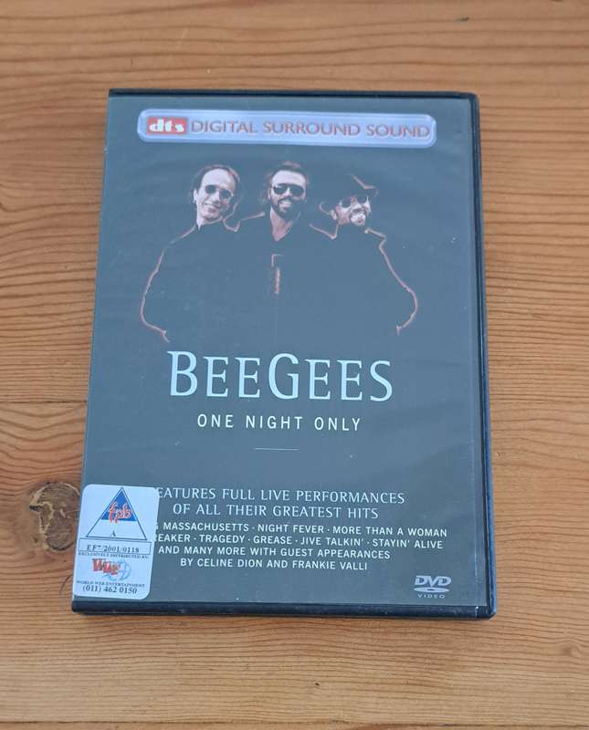 Bee Gees One Night Only DVD music band 1960's 1970's disco musical