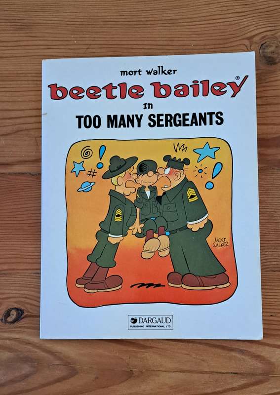 Beetle Bailey In Too Many Sergeants (1984) cartoon comic book rare vintage old collectable