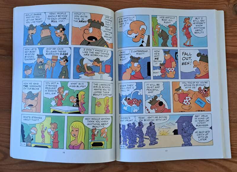 Beetle Bailey In Too Many Sergeants (1984) cartoon comic book rare vintage old collectable
