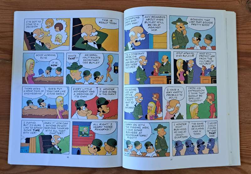 Beetle Bailey In Too Many Sergeants (1984) cartoon comic book rare vintage old collectable