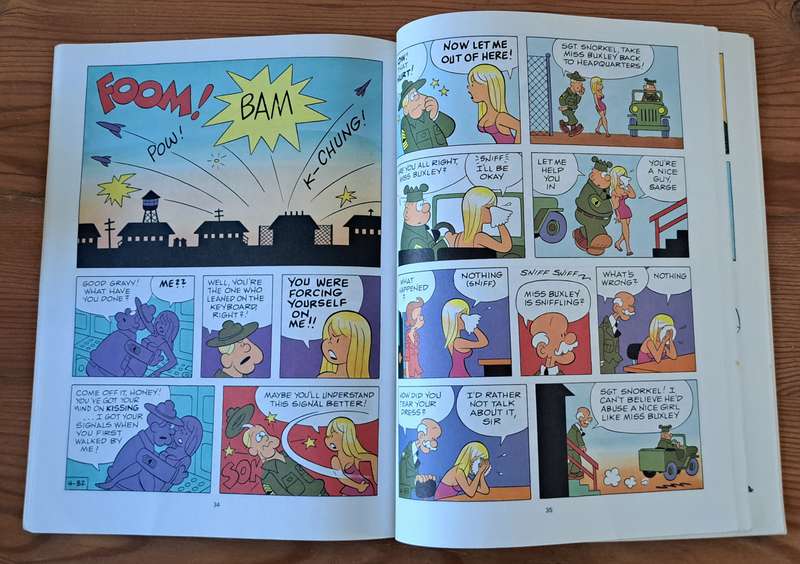 Beetle Bailey In Too Many Sergeants (1984) cartoon comic book rare vintage old collectable