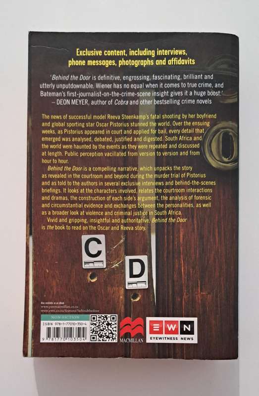 Behind The Door The Oscar Pistorius & Reeva Steenkamp Story Mandy Wiener true crime South Africa