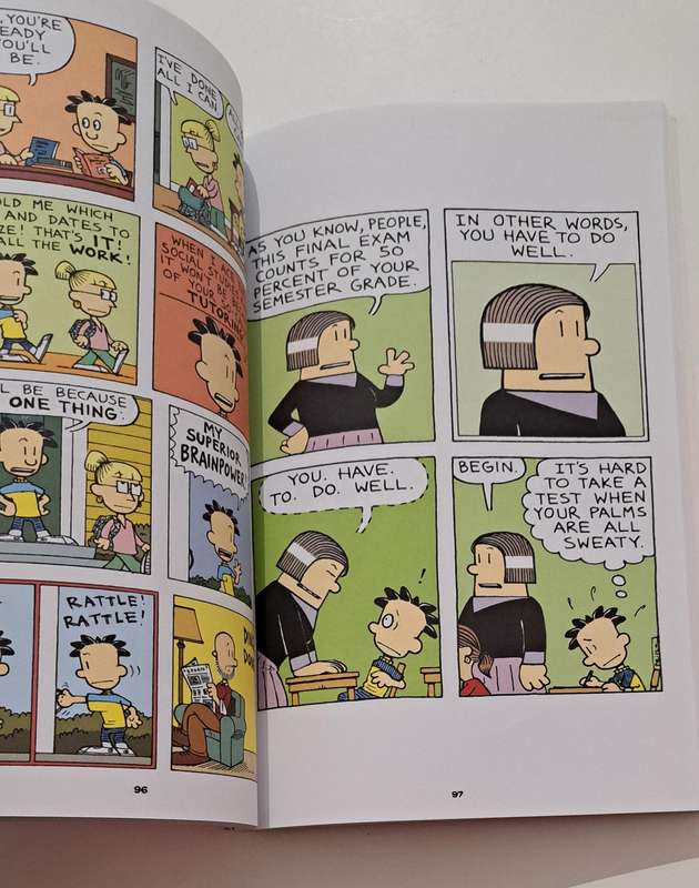 Big Nate Hug It Out By Lincoln Peirce graphic novel comic book humor comedy kids children's mystery