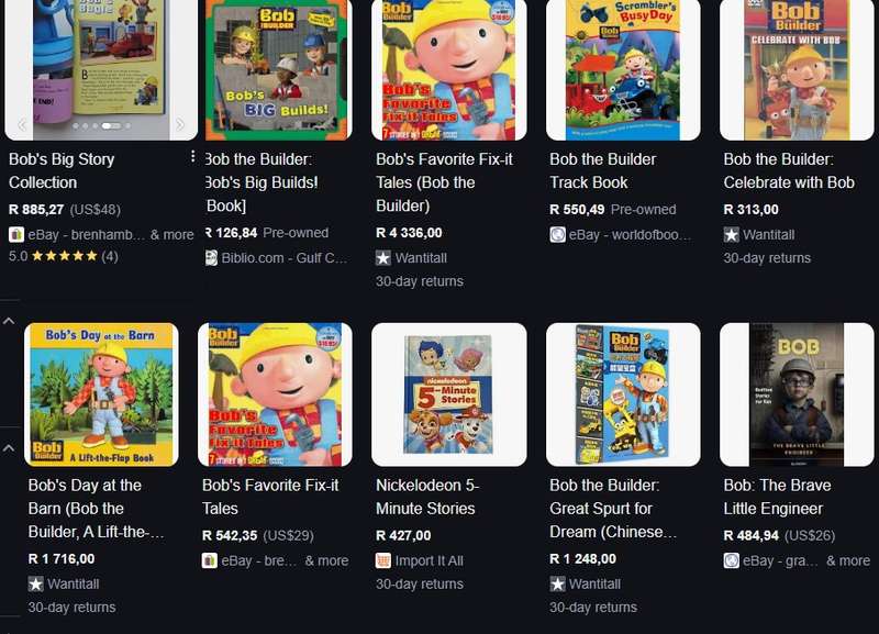 Bob The Builder Bob's Big Story Collection BBC Cbeebies kids children's classic picture book story t