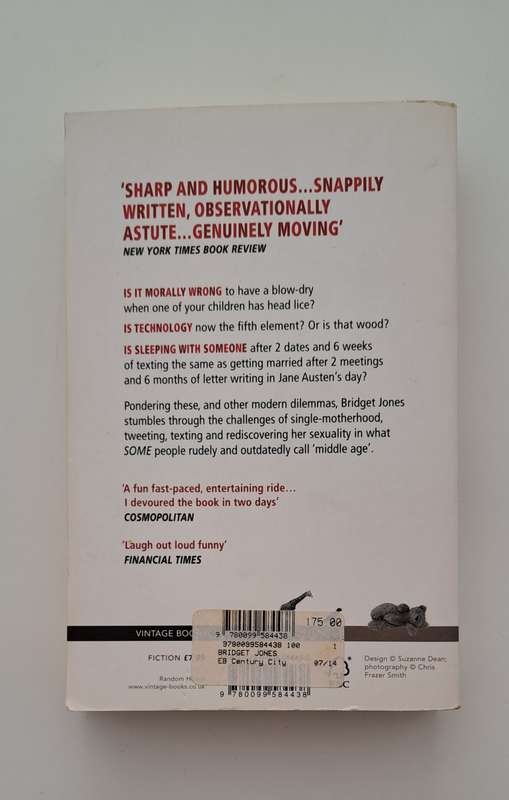Bridget Jones Mad About the Boy By Helen Fielding chic lit romance love humor comedy adult