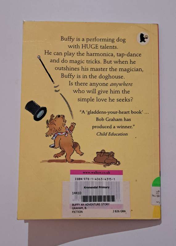 Buffy An Adventure Story Bob Graham kids children youngster's bedtime story picture books animals