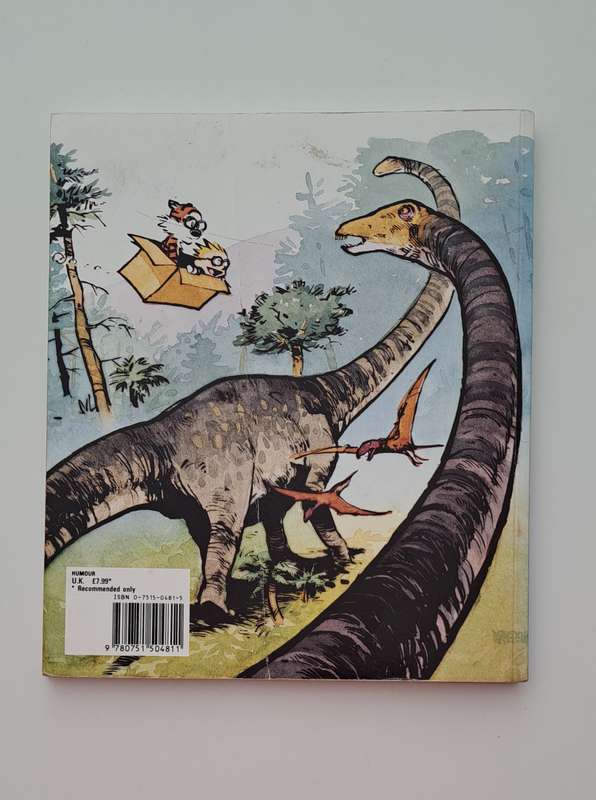 Calvin & Hobbes Scientific Progress Goes Boink Bill Watterson cartoon comic book graphic novel comed