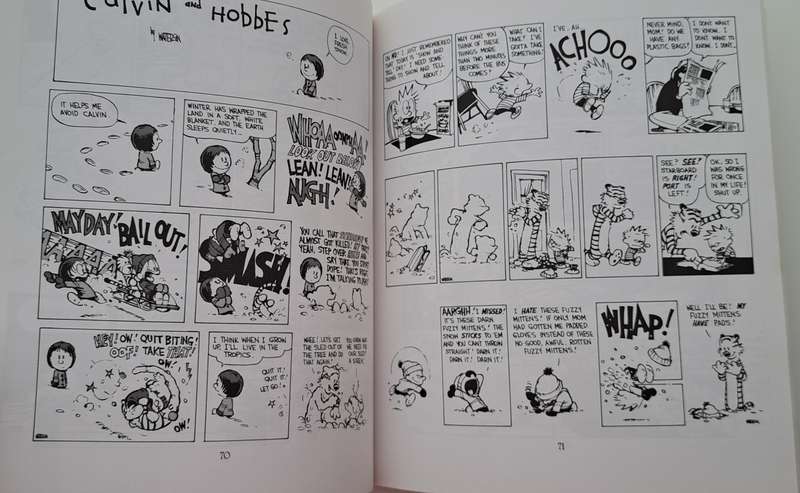 Calvin & Hobbes Scientific Progress Goes Boink Bill Watterson cartoon comic book graphic novel comed