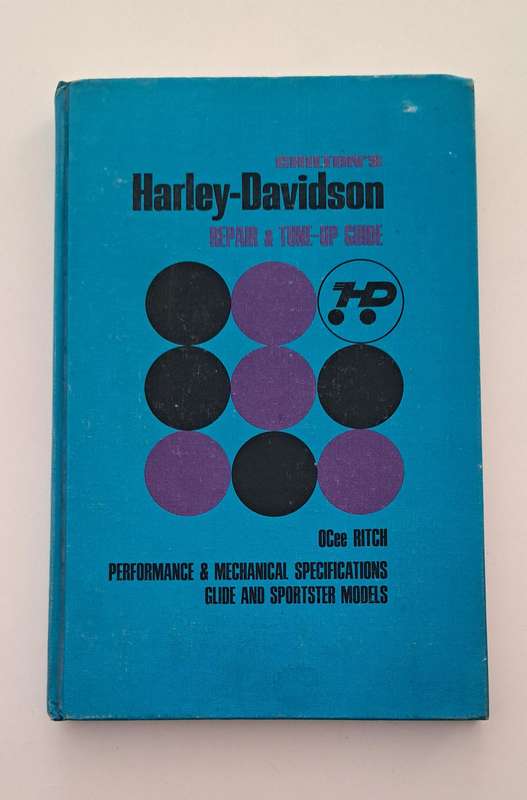 Chilton's Harley Davidson Repair & Tune-up Guide 1970 motorcycle memorabilia vintage rare collectabl