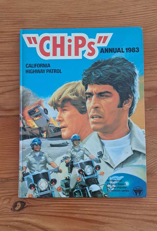 Chips Annual 1983 - 1970's / 1980's TV show classic rare vintage book collectors item