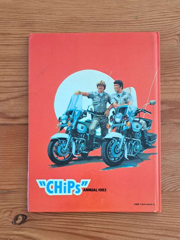 Chips Annual 1983 - 1970's / 1980's TV show classic rare vintage book collectors item