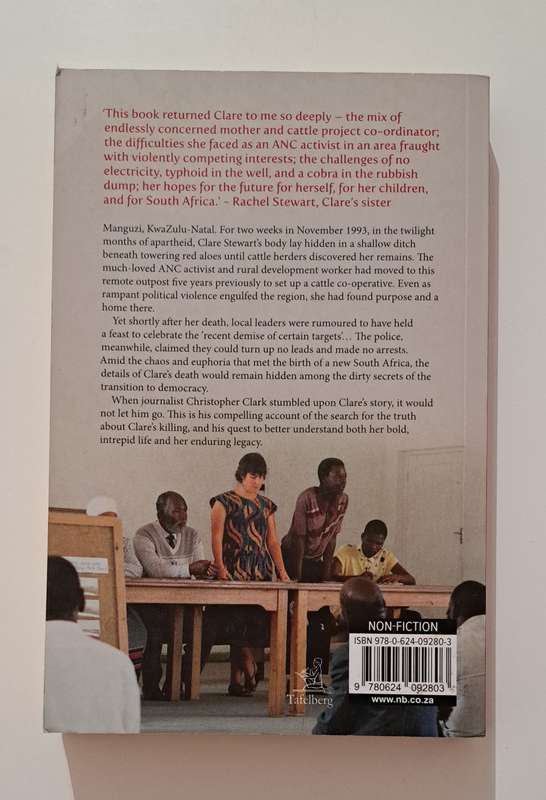 Clare The Killing of a Gentle Activist by Christopher Clark true crime South Africa politics history