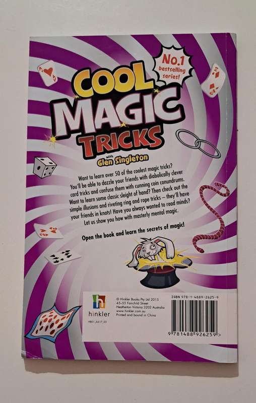 Cool Magic Tricks With Glen Singleton kids children's classic series picture books