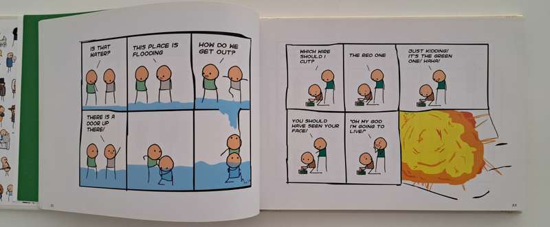 Cyanide & Happiness I'm Giving You The Finger Kris Rob Matt Dave cartoon comic book adult graphic no