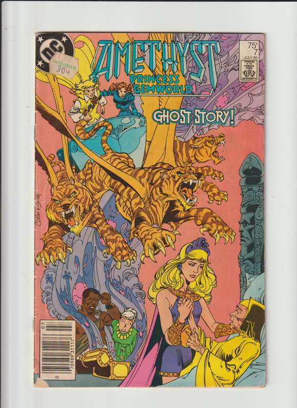 DC comics Amethyst Princess of Gemworld (1985 2nd Series) #7 rare old vintage collectable