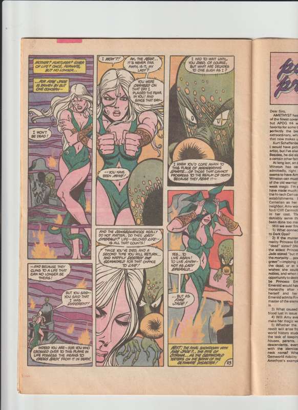 DC comics Amethyst Princess of Gemworld (1985 2nd Series) #7 rare old vintage collectable