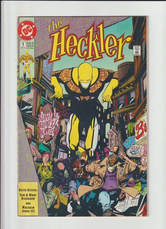 DC comics Heckler #1 (1992) retro rare old vintage collectable