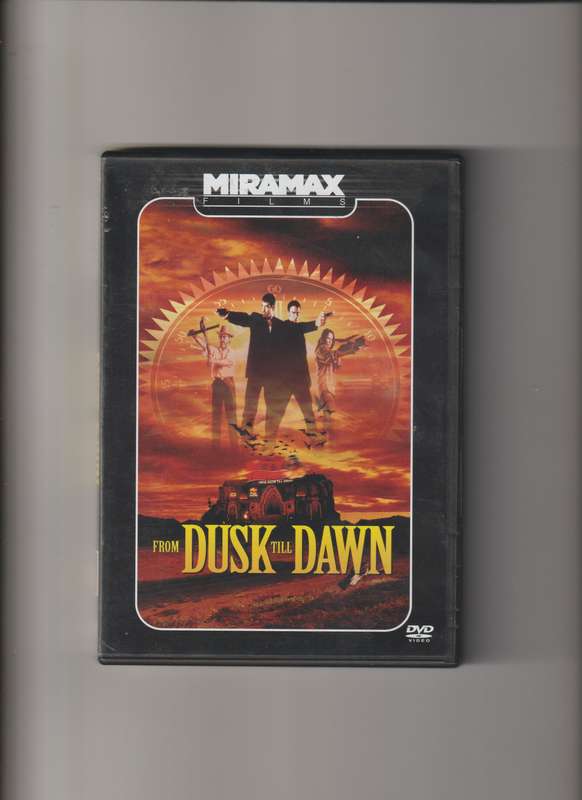 DVD film movie From Dusk Till Dawn (1996) Quentin Tarantino dark humor vampires horror crime classic