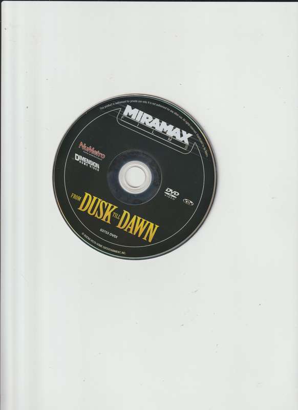 DVD film movie From Dusk Till Dawn (1996) Quentin Tarantino dark humor vampires horror crime classic