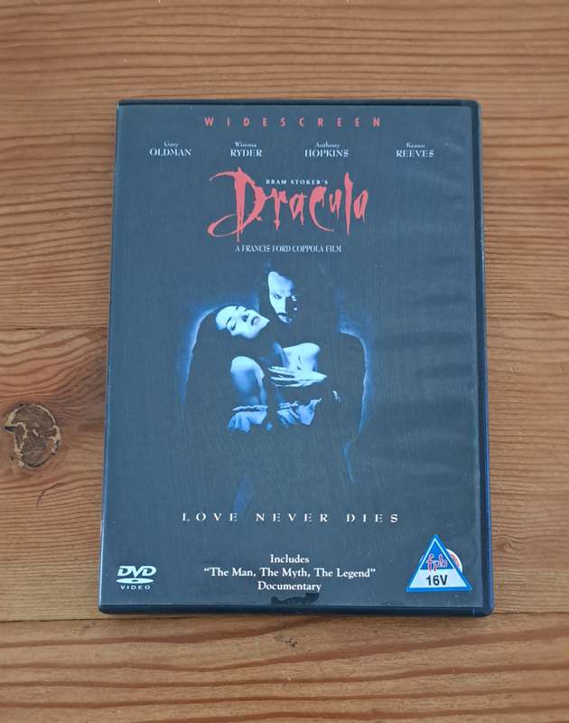 Bram Stoker's Dracula 1992 DVD film movie horror dark fantasy vampire supernatural romance love