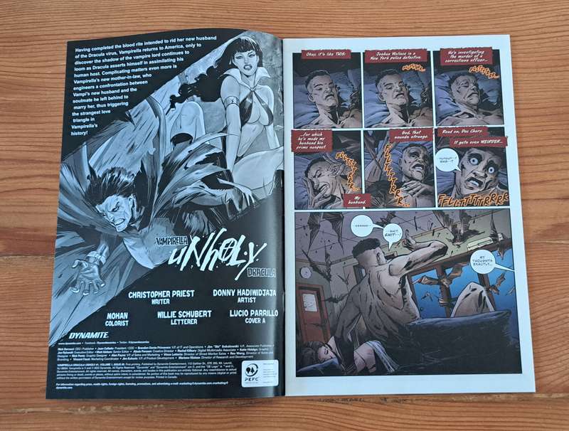 Dynamite comic books - Vampirella Dracula Unholy (2021) #3 rare and collectable