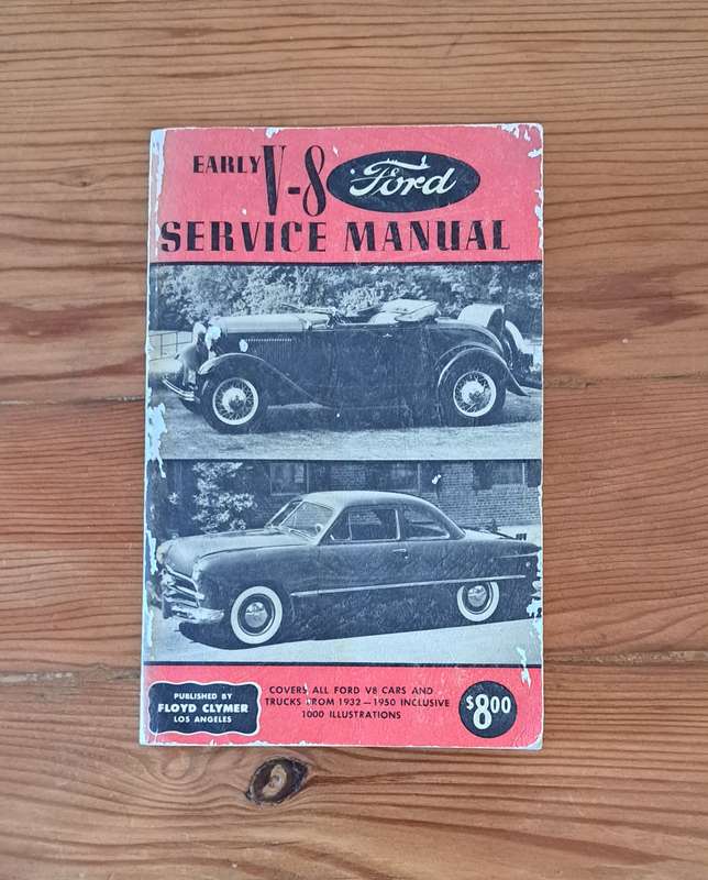 Early V-8 Ford Service Manual  repairs cars motors vintage classic 1932 to 1950 including trucks