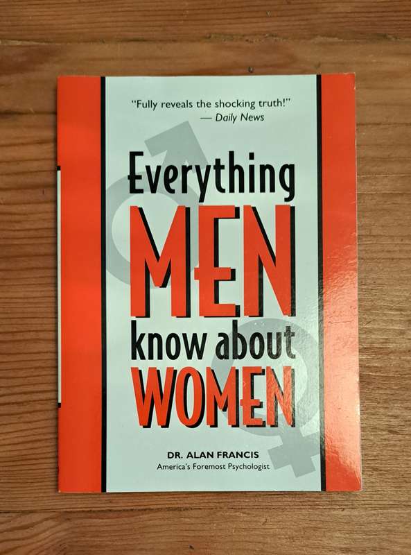 Everything Men Know About Women By Dr Alan Francis funny humor comedy romance love