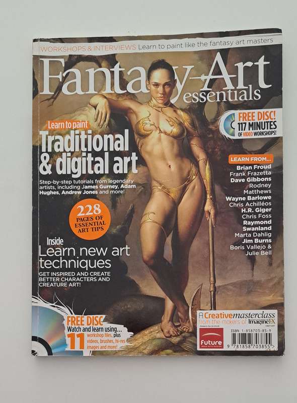 Fantasy Art Essentials Traditional & digital Art techniques tutorials creature art FREE dvd included