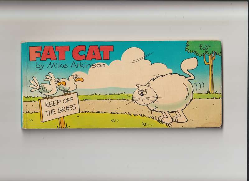 Fat Cat By Mike Atkinson (1979) cartoon comic book old retro vintage