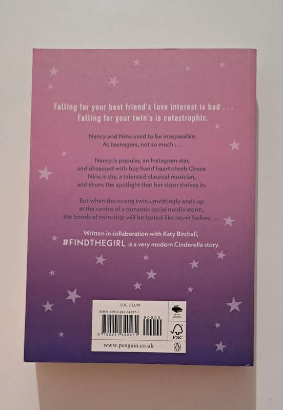 Find The Girl Identical Twins Polar Opposites Lucy & Lydia Connell romance young adult chic lit love