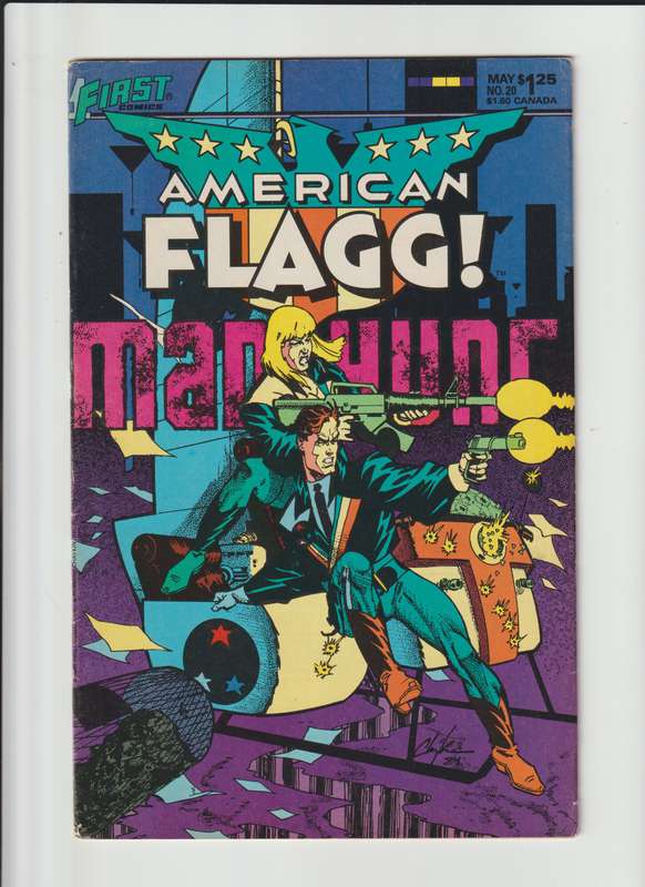 First Comics American Flagg (1983 1st Series) #20 rare retro old vintage collectable comic books