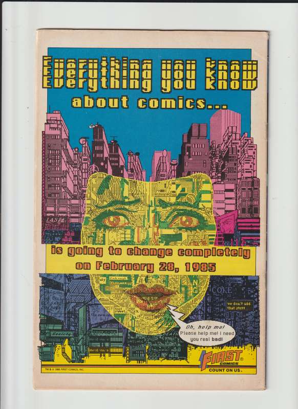 First Comics American Flagg (1983 1st Series) #20 rare retro old vintage collectable comic books