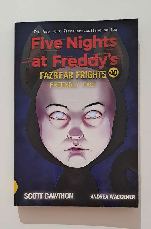 Five Nights At Freddy's Fazbear Frights Friendly Face By Scott Cawthon thriller horror sci-fi myster