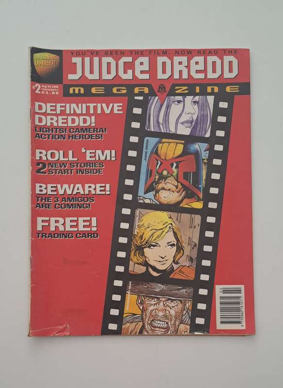 Fleetway comics Judge Dredd Megazine #2 (1995) retro old vintage rare collectable