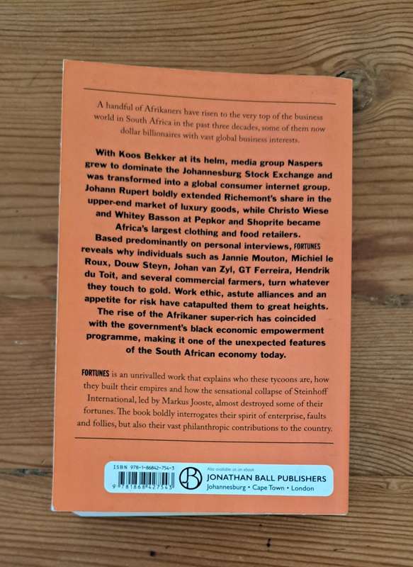 Fortunes The Rise rise Of Afrikaner Tycoons Ebbe Dommisse South Africa business biography Afrikaans