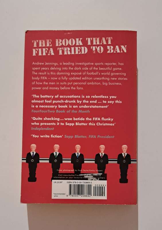 Foul The Secret World Of Fifa Bribes Vote Rigging Ticket Scandals Andrew Jennings soccer football sp