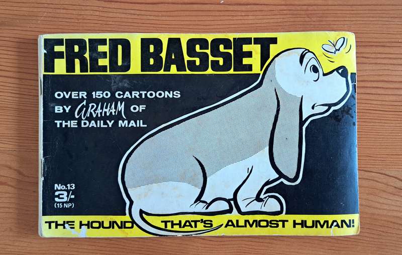 Fred Basset #13 The Hound That's Almost Human cartoon comic strip classic vintage old rare retro