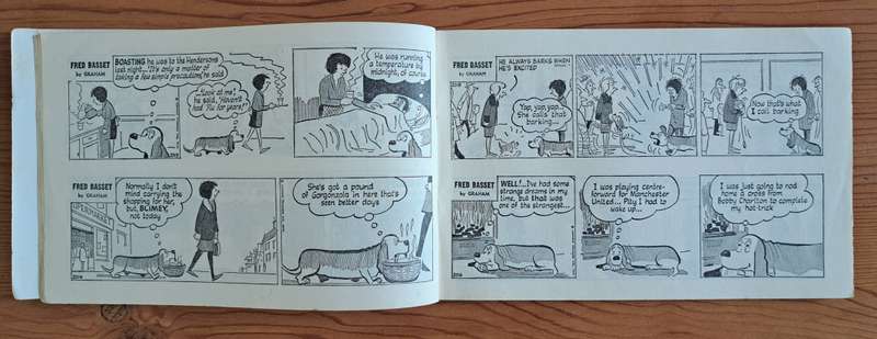 Fred Basset #13 The Hound That's Almost Human cartoon comic strip classic vintage old rare retro