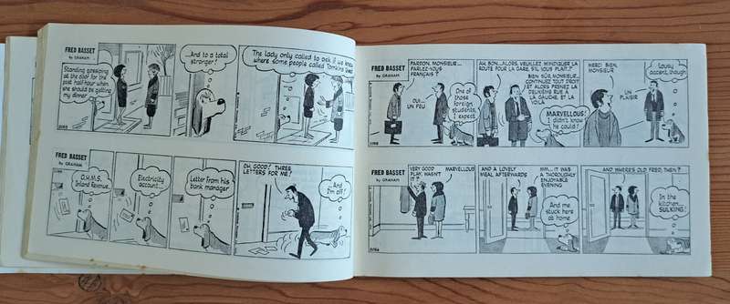 Fred Basset #13 The Hound That's Almost Human cartoon comic strip classic vintage old rare retro