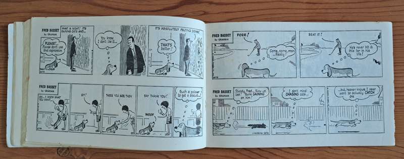Fred Basset #13 The Hound That's Almost Human cartoon comic strip classic vintage old rare retro